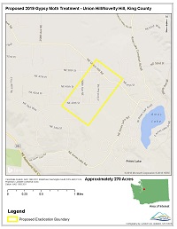 Basic map of Union Hill-Novelty Hill site