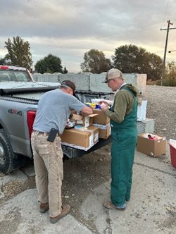 Dr. Hutton and David Hecimovich