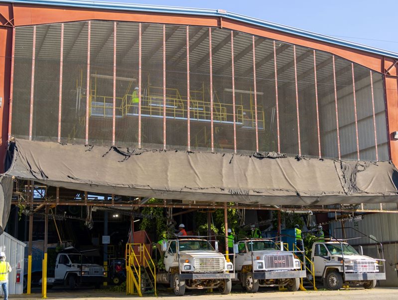Hops processing facility
